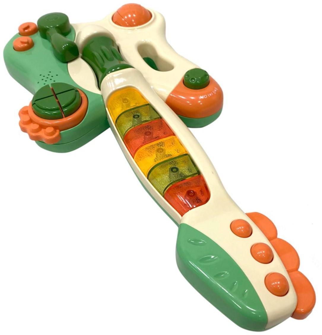 Музыкальный детский центр-гитара Everflo Rock, green