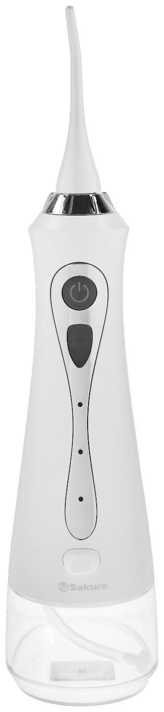 Ирригатор Sakura SA-5560, портативный, 230 мл, 3 режима, 1200 импульсов/мин, АКБ