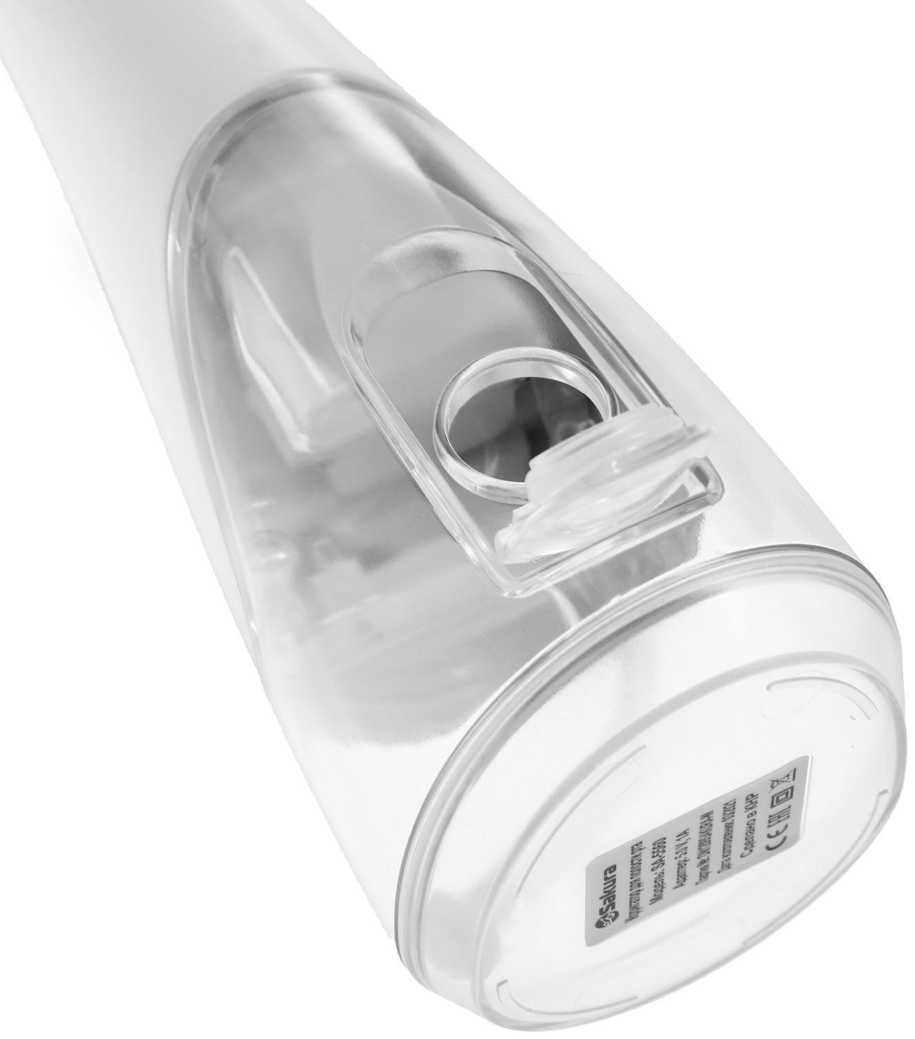 Ирригатор Sakura SA-5560, портативный, 230 мл, 3 режима, 1200 импульсов/мин, АКБ