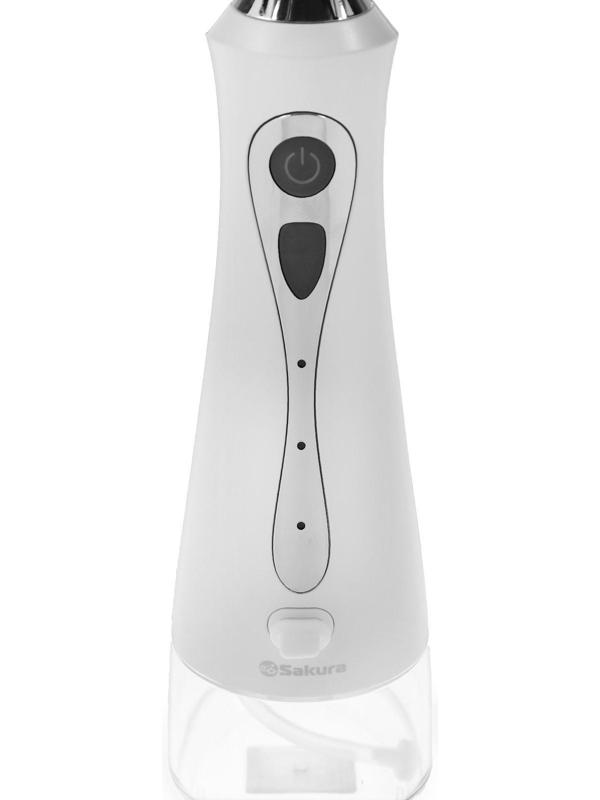 Ирригатор Sakura SA-5560, портативный, 230 мл, 3 режима, 1200 импульсов/мин, АКБ