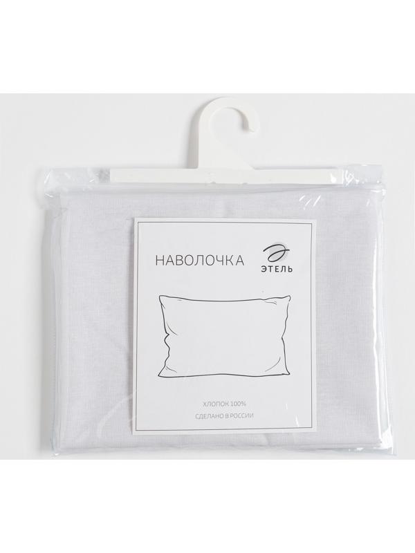 Наволочка Этель Middle gray, 50х70 см, 100% хл, бязь