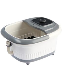 Массажная ванночка для ног Centek CT-2602, 325 Вт, 3 режима, ИК-нагрев, 12 роликов, серая