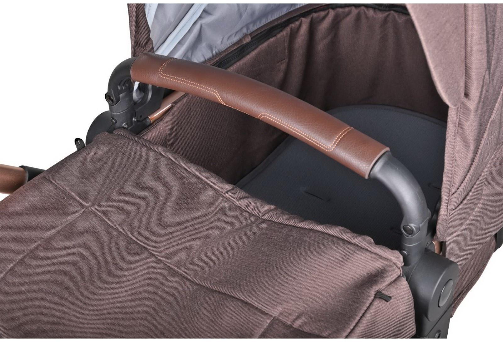 Коляска трансформер Farfello Aimile Original, цвет шоколадный
