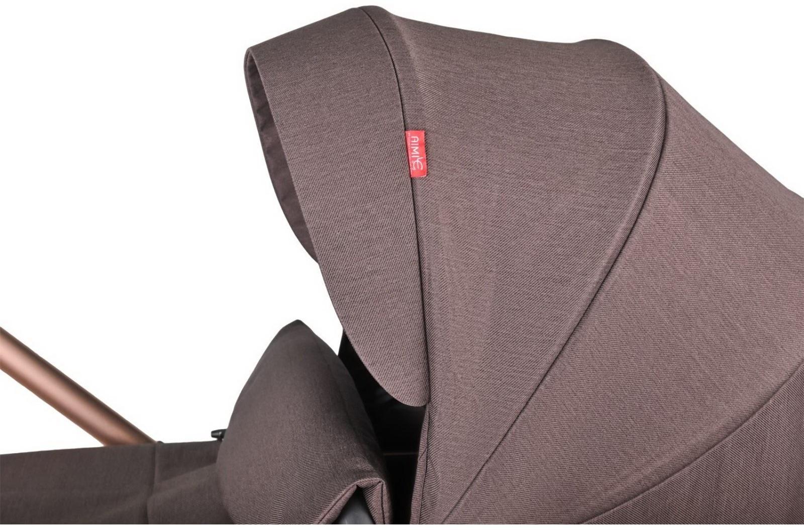 Коляска трансформер Farfello Aimile Original, цвет шоколадный