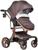 Коляска трансформер Farfello Aimile Original, цвет шоколадный