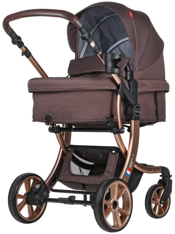 Коляска трансформер Farfello Aimile Original, цвет шоколадный
