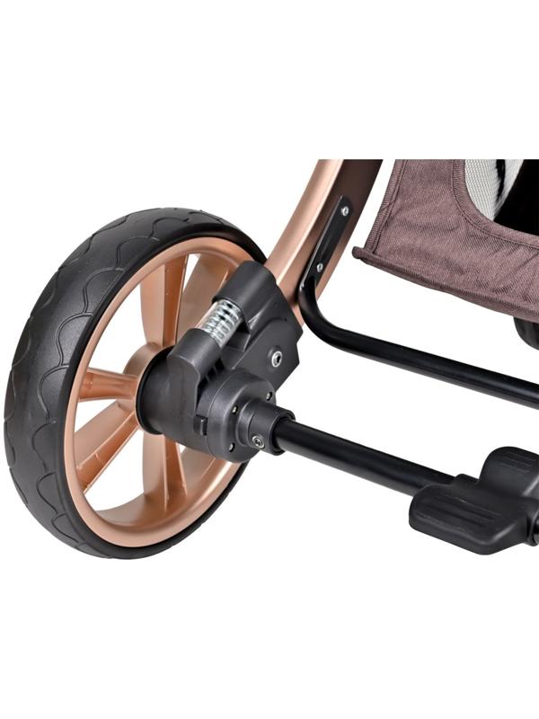 Коляска трансформер Farfello Aimile Original, цвет шоколадный
