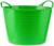 Ведро строительное, 14 л, гибкое, пластик, зелёное