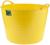 Ведро строительное, 40 л, гибкое, пластик, жёлтое