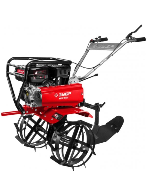 Мотоблок бензиновый ЗУБР МТУ-450, 5150 Вт, 6 л., ширина/глубина 60-85/35 см, скорости 6/2
