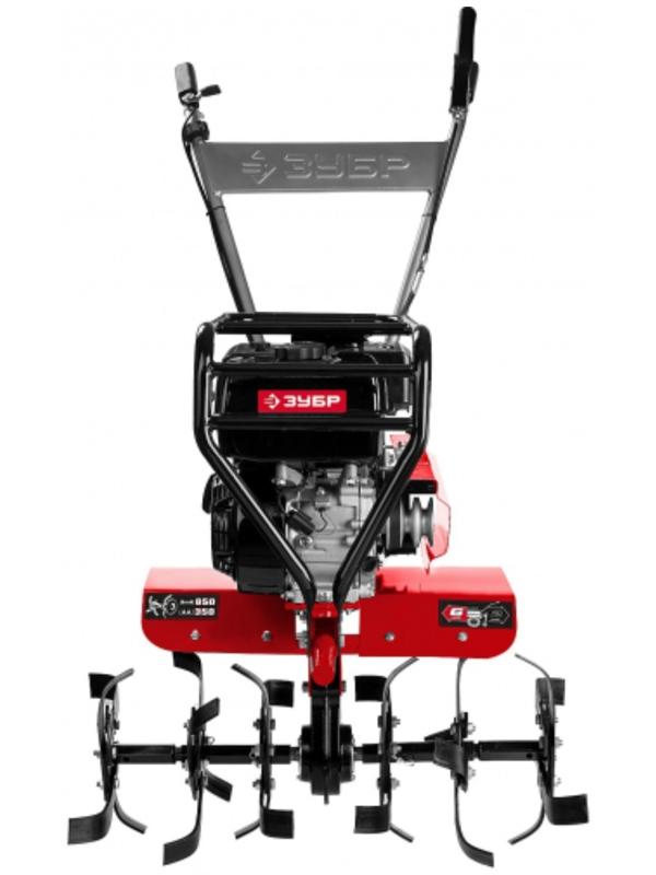 Мотоблок бензиновый ЗУБР МТУ-450, 5150 Вт, 6 л., ширина/глубина 60-85/35 см, скорости 6/2