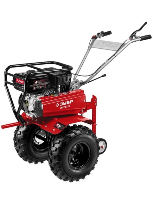 Мотоблок бензиновый ЗУБР МТУ-450, 5150 Вт, 6 л., ширина/глубина 60-85/35 см, скорости 6/2