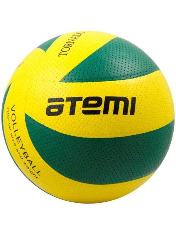 Мяч волейбольный Atemi TORNADO, синтетическая кожа PVC, 8 п, клееный, окруж 65-67