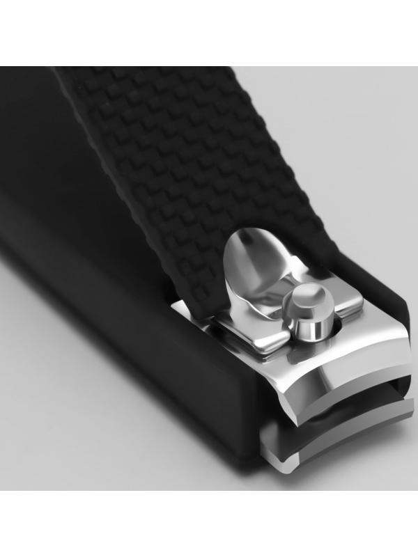 Кусачки-книпсер маникюрные, 6,2 × 1,7 см, цвет чёрный