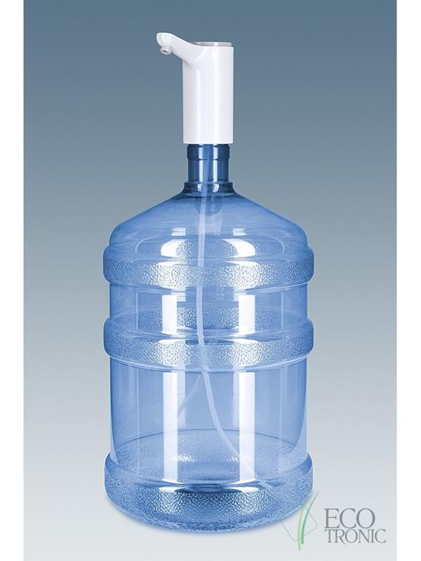 Помпа Ecotronic PLR-110, электрическая, 4 Вт, 1.5 л/мин, 1200 мАч, от USB, белая