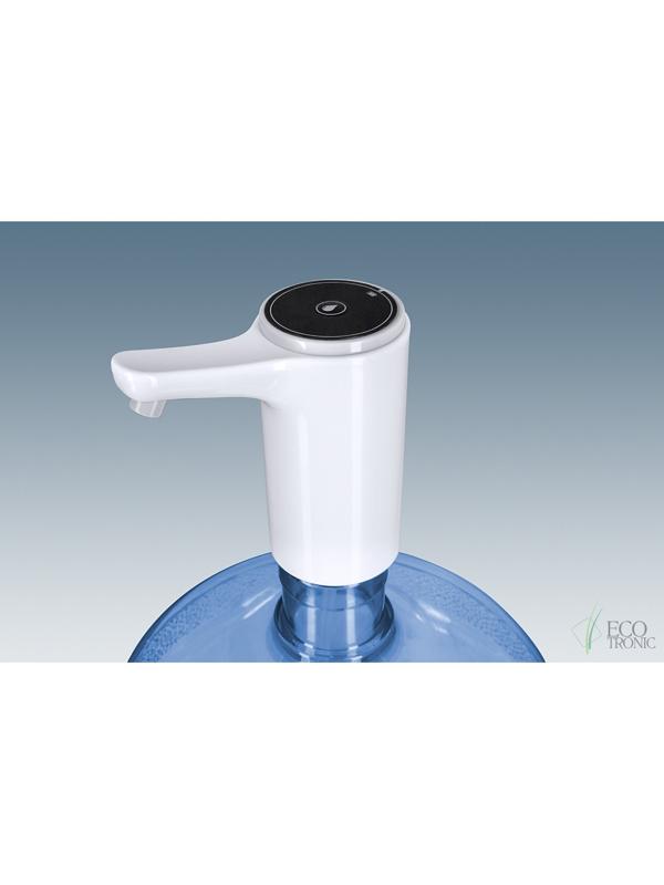 Помпа Ecotronic PLR-110, электрическая, 4 Вт, 1.5 л/мин, 1200 мАч, от USB, белая