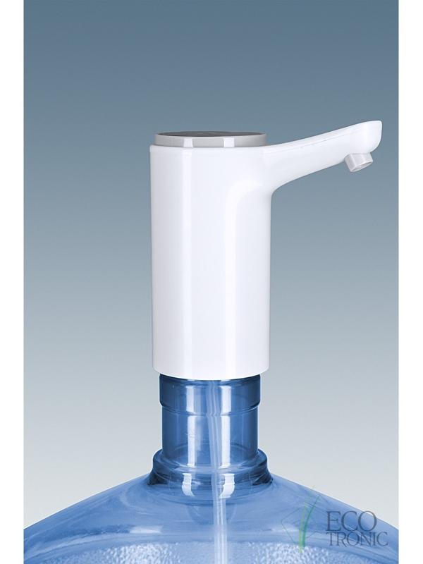 Помпа Ecotronic PLR-110, электрическая, 4 Вт, 1.5 л/мин, 1200 мАч, от USB, белая