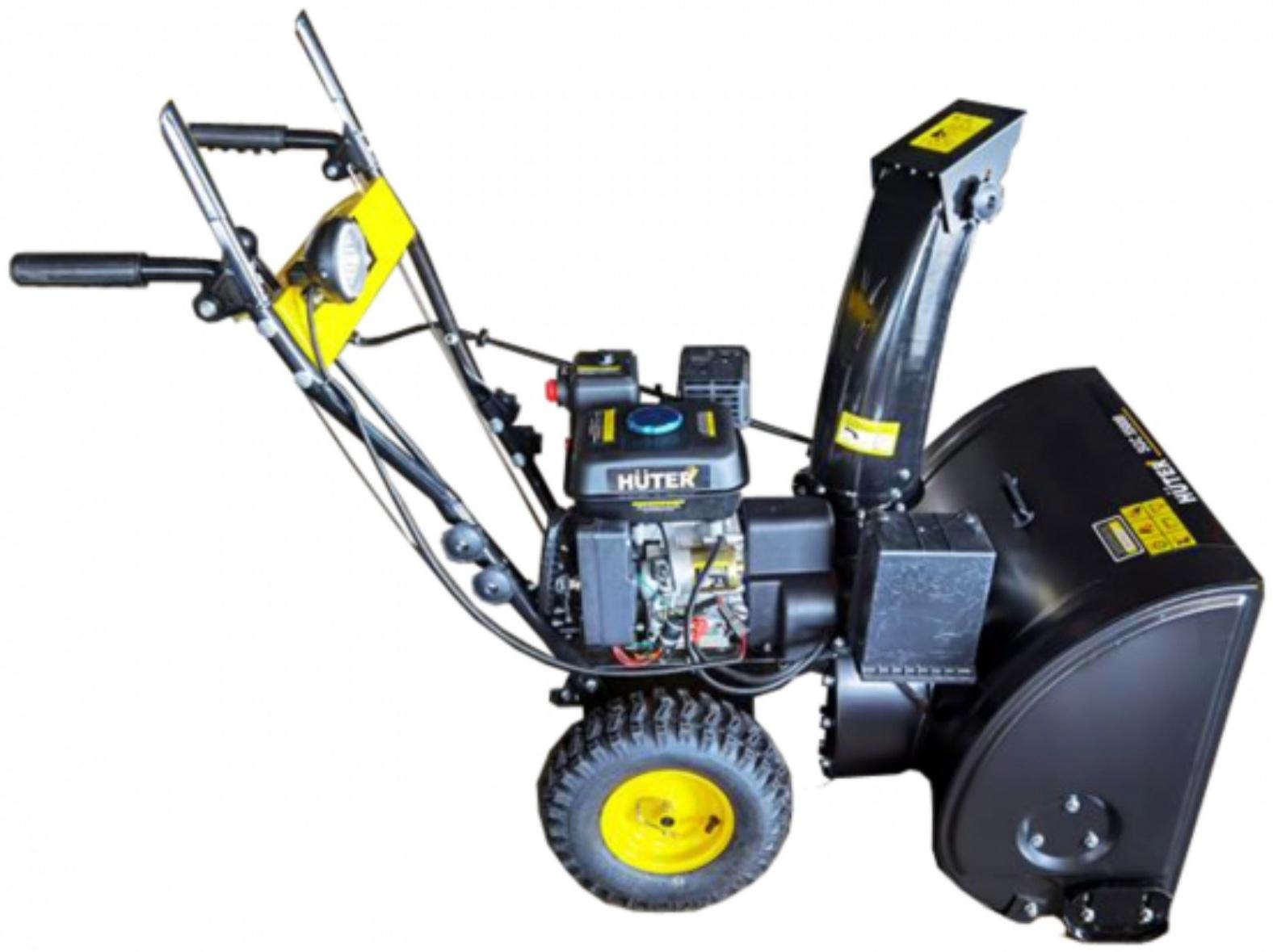 Снегоуборщик Huter SGC 5500B, бензин, 7.5 л.с, захват 62/54 см, скорости 5/2, эл.старт