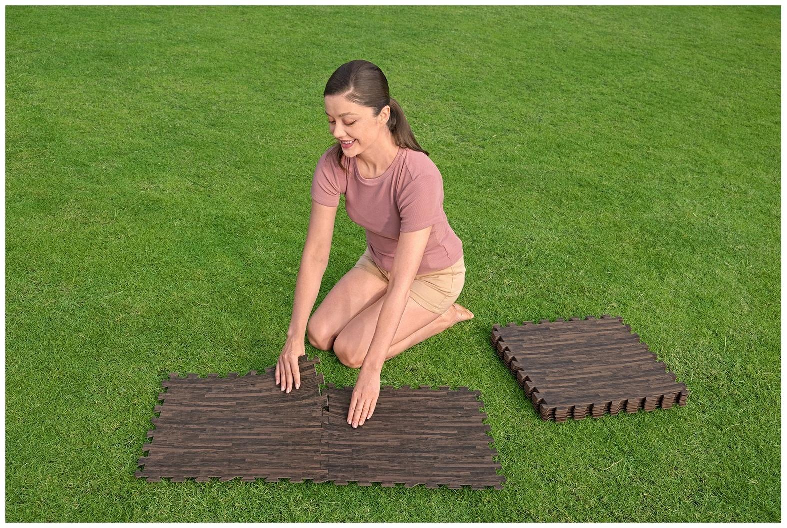 Коврик декоративный под бассейн, 50 x 50 см, 12 штук, 58712 Bestway