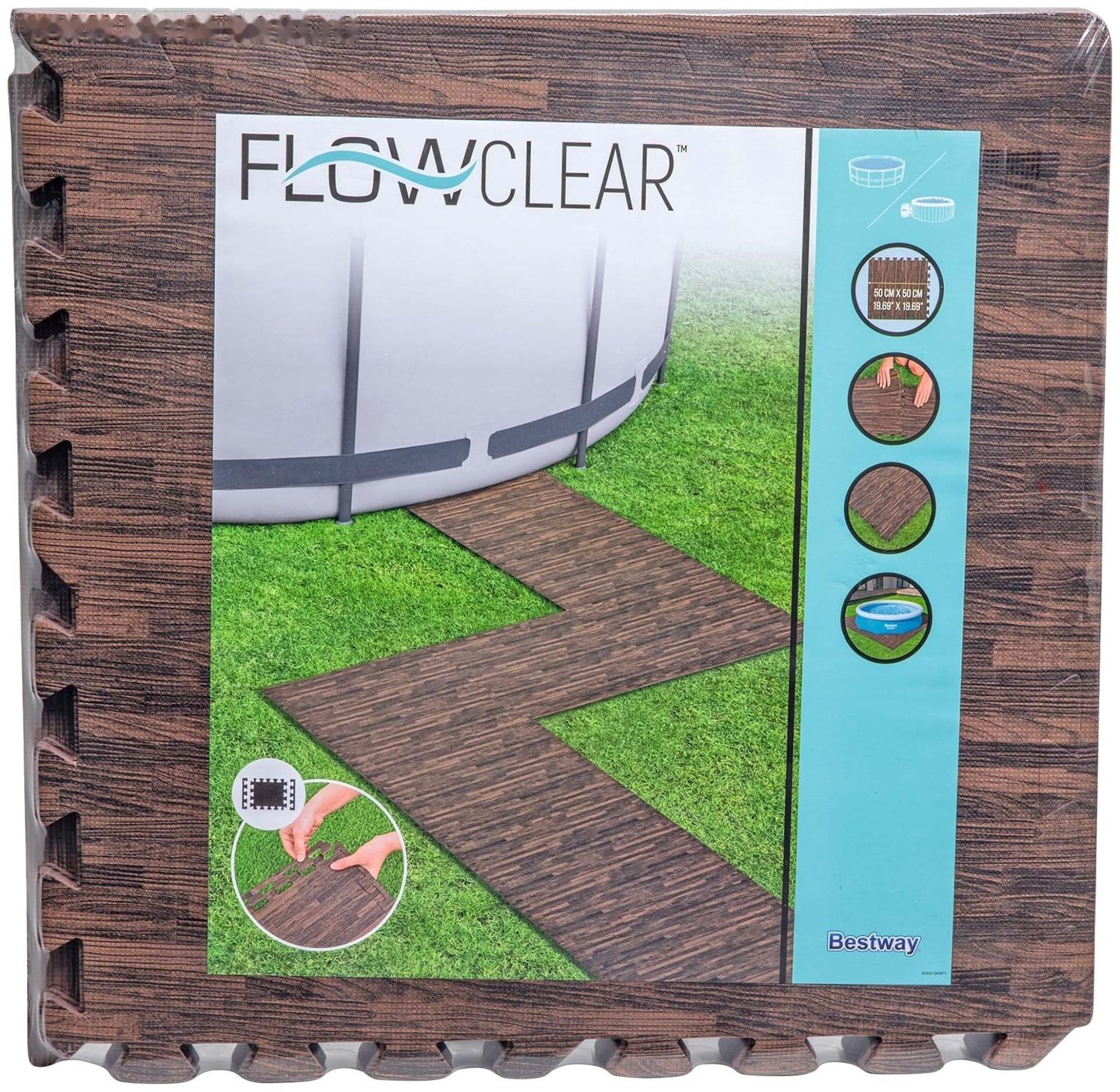 Коврик декоративный под бассейн, 50 x 50 см, 12 штук, 58712 Bestway