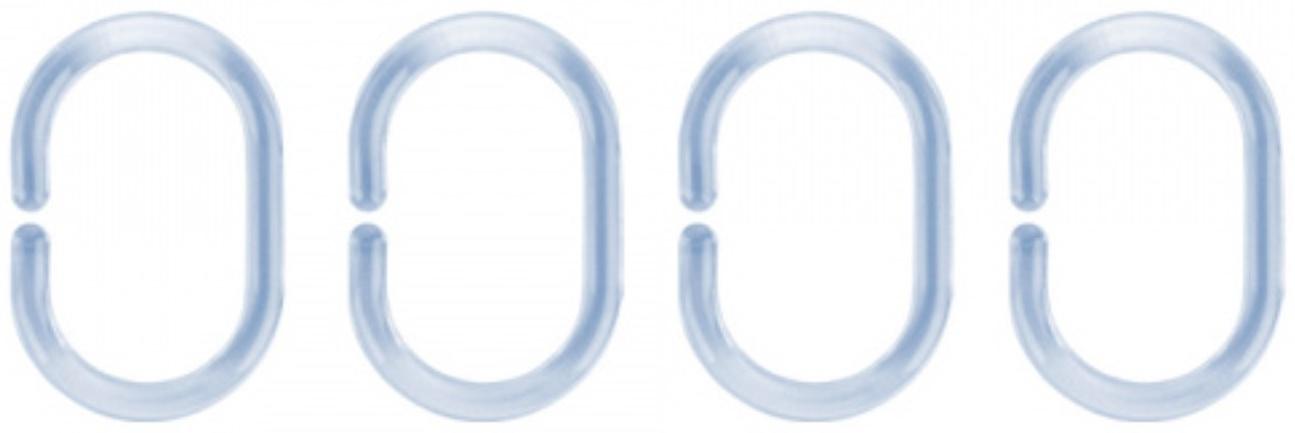 Кольца для штор, 12 шт, голубые BT-H-003