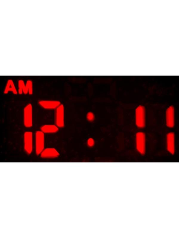 Часы-будильник Sakura SA-8522, проекторные, будильник, радио, 1хCR2032, черные