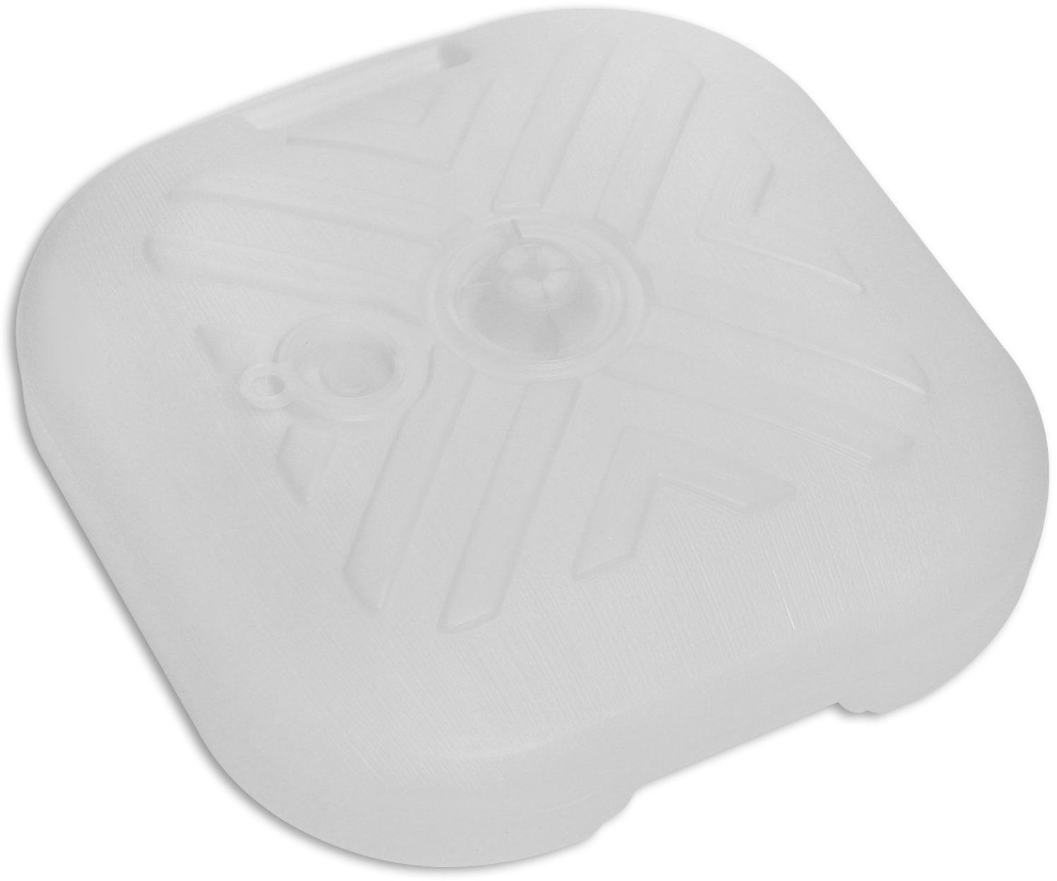 Подставка под зонт квадратная белая, 43 х 43 х 13 см