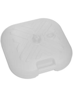 Подставка под зонт квадратная белая, 43 х 43 х 13 см