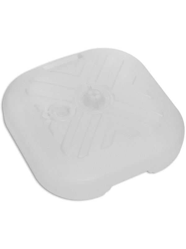 Подставка под зонт квадратная белая, 43 х 43 х 13 см