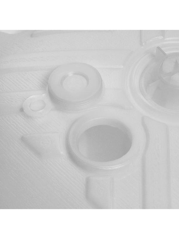 Подставка под зонт квадратная белая, 43 х 43 х 13 см