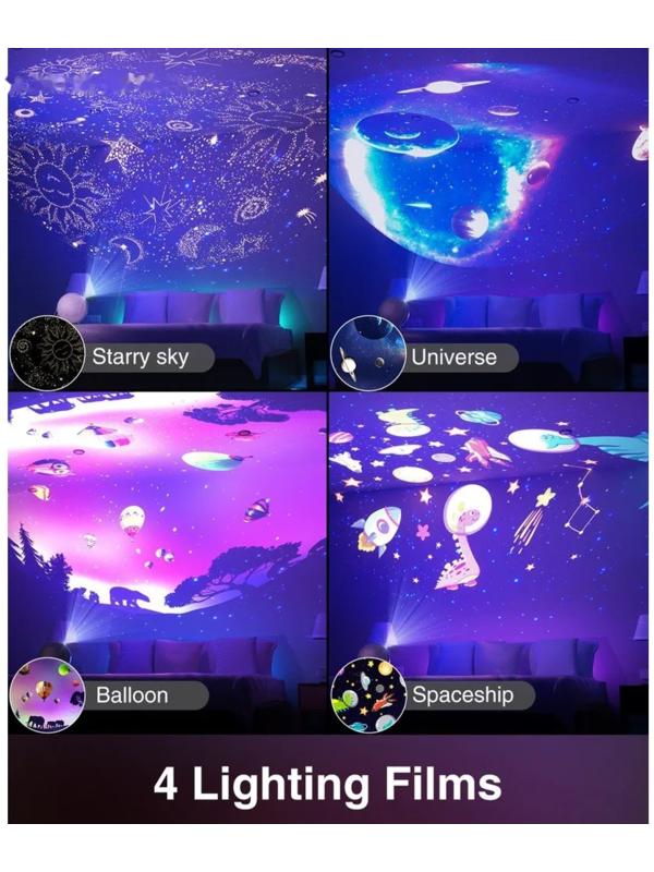 Светильник Проектор Звёздного Неба Nitebird Star Projector LB4, Wi-Fi, 10 Вт