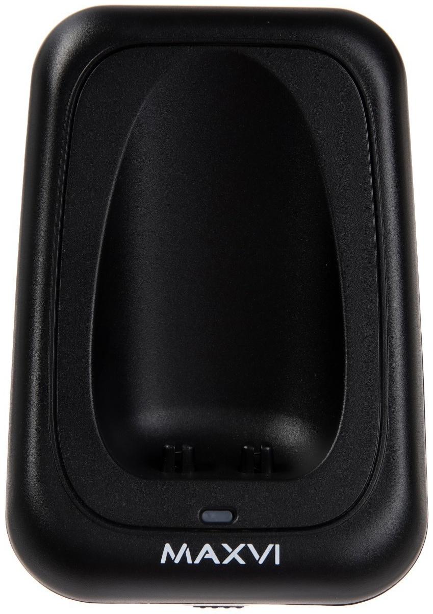 Радиотелефон DECT Maxvi AM-01, Caller ID, интерком, спикерофон, АОН, конференц-связь, черный