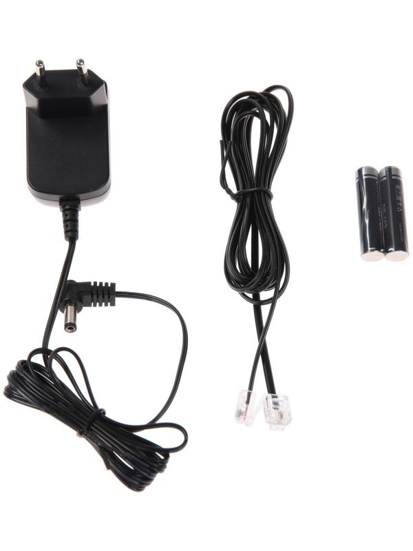 Радиотелефон DECT Maxvi AM-01, Caller ID, интерком, спикерофон, АОН, конференц-связь, черный