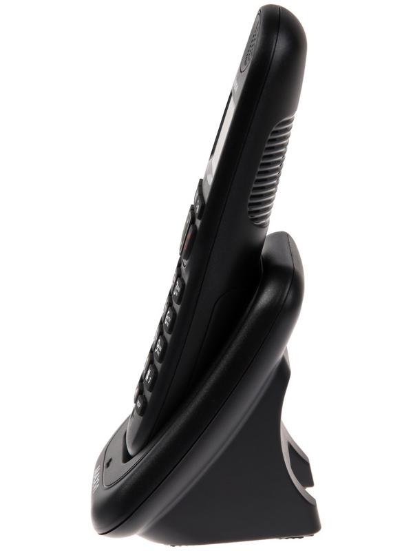 Радиотелефон DECT Maxvi AM-01, Caller ID, интерком, спикерофон, АОН, конференц-связь, черный