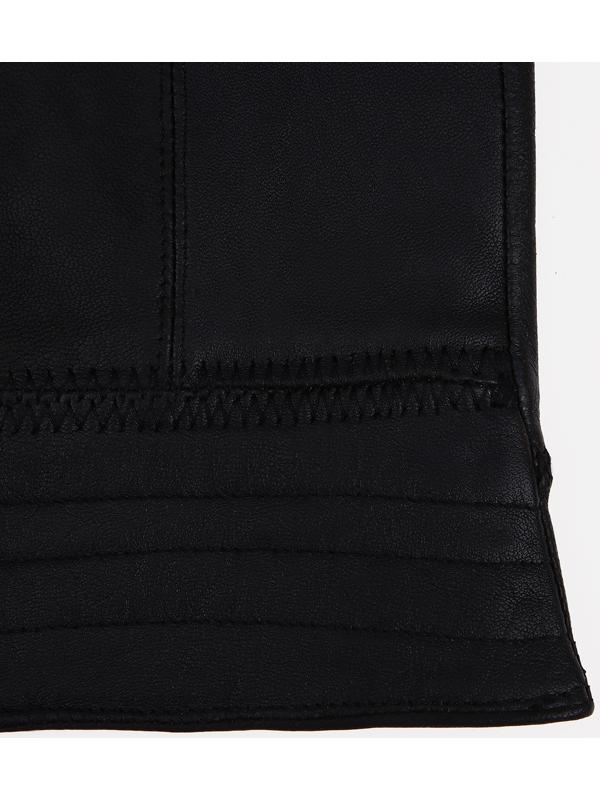 Перчатки мужские, безразмерные, с утеплителем, цвет чёрный