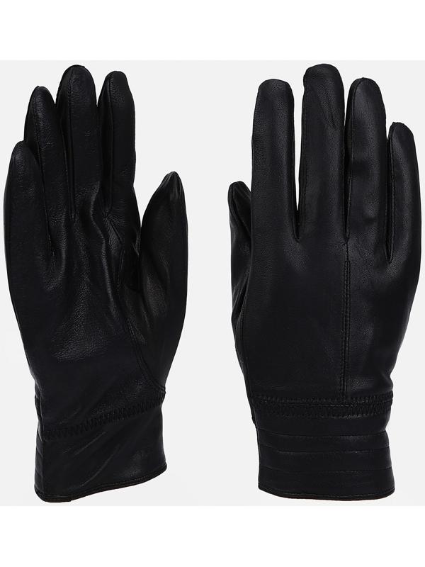 Перчатки мужские, безразмерные, с утеплителем, цвет чёрный