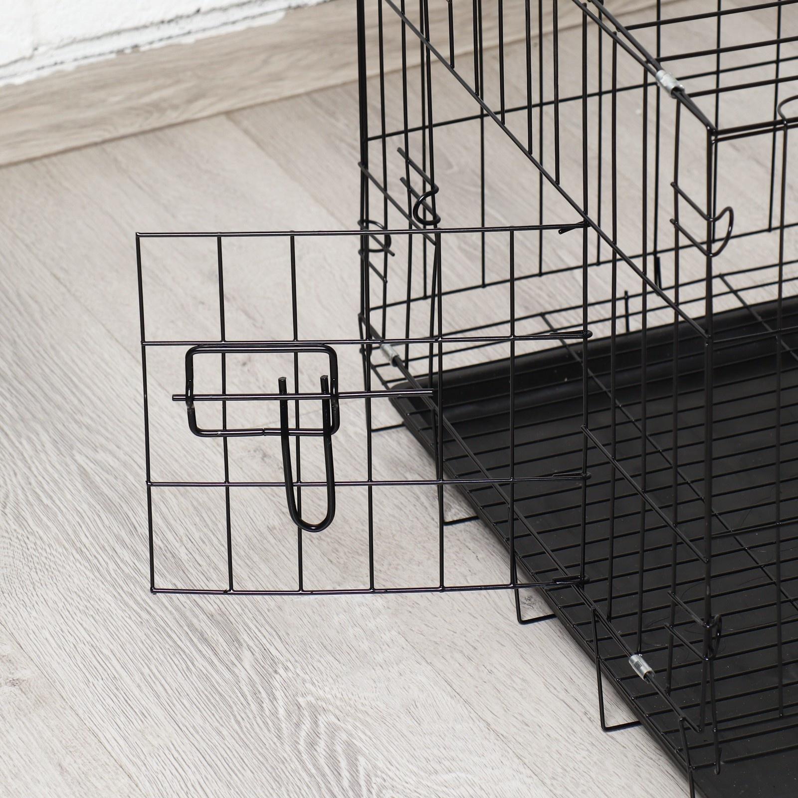 Клетка для собак 51 х 35 х 41 см, черная