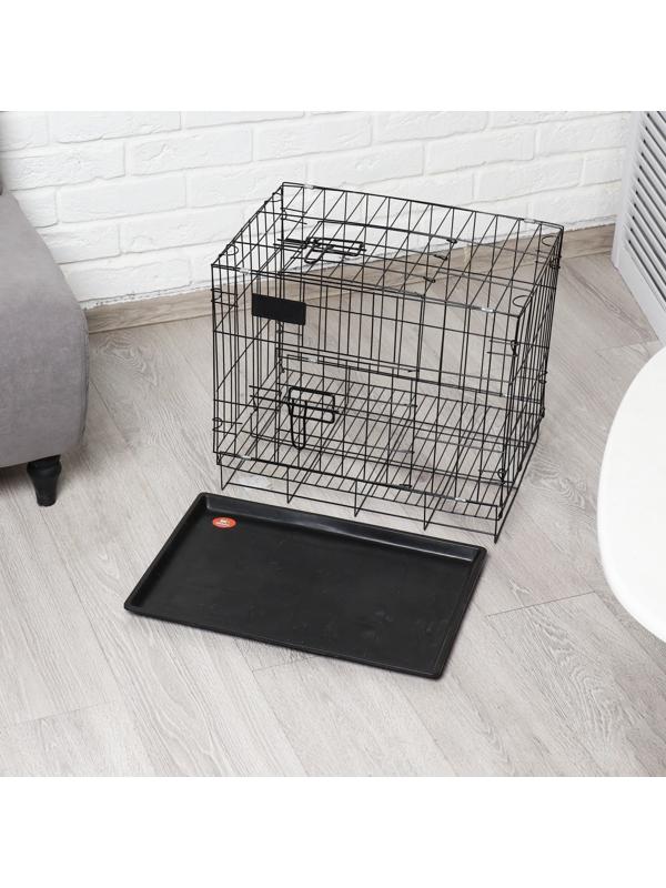 Клетка для собак 51 х 35 х 41 см, черная