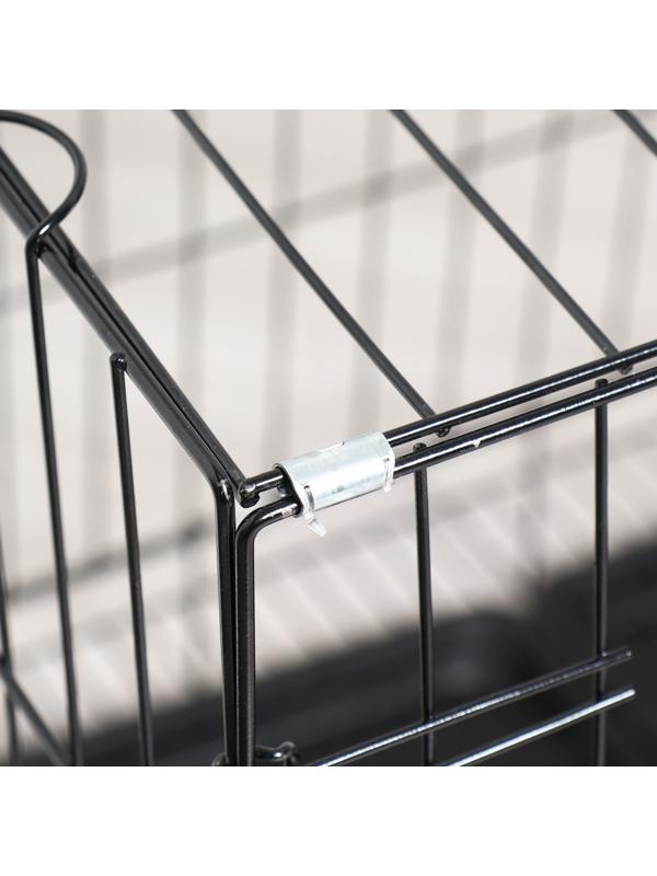 Клетка для собак 51 х 35 х 41 см, черная