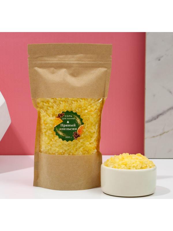 Расслабляющая соль для ванны, 300 г, пряный апельсин