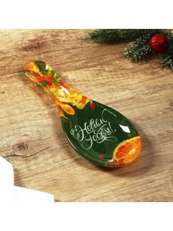 Подставка под ложку «С Новым годом. Аромат праздника», 21х7.5х2 см