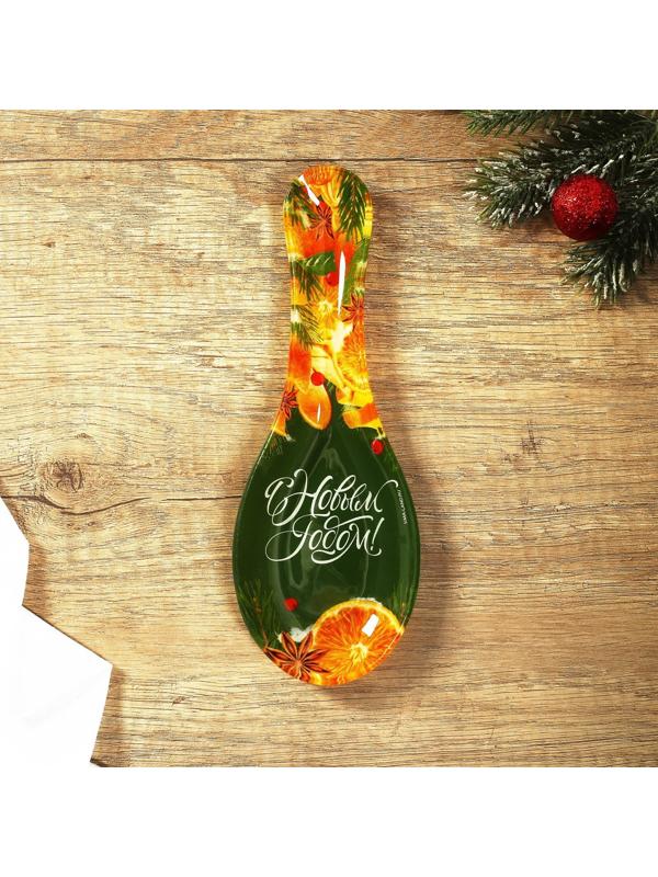 Подставка под ложку «С Новым годом. Аромат праздника», 21х7.5х2 см