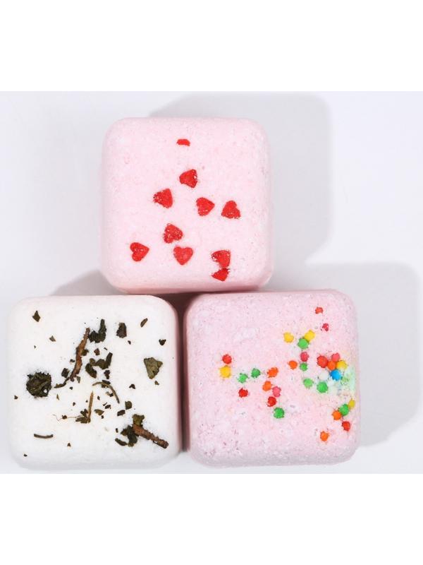 Набор бурлящих кубиков для ванны «Новый год - время чудес», 3 х 70 г