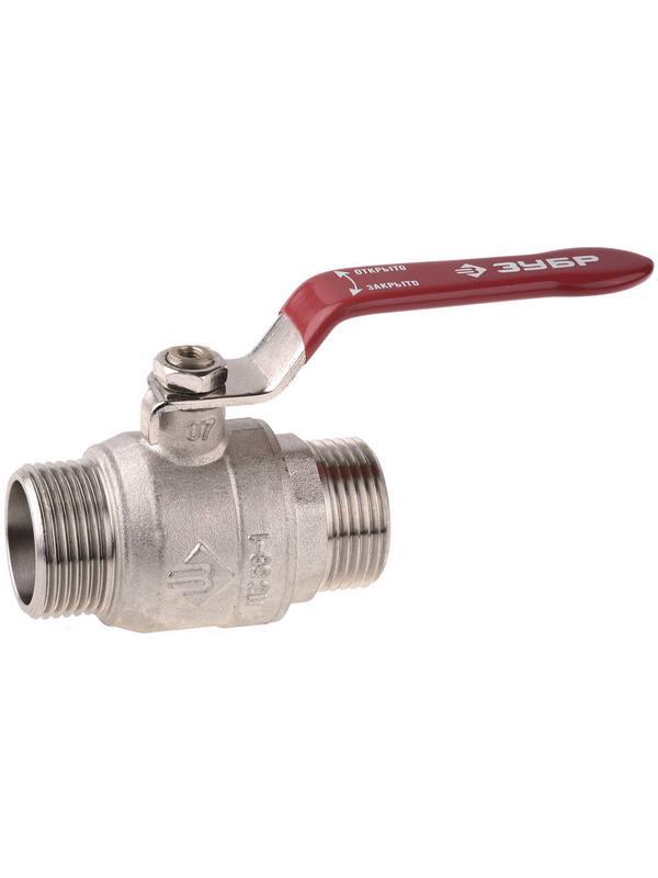 ЗУБР d 1″, ″папа-папа″, шаровой кран (51352-N-1)