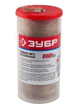 ЗУБР 110 м, сантехническая льняная нить (4-51992-110)