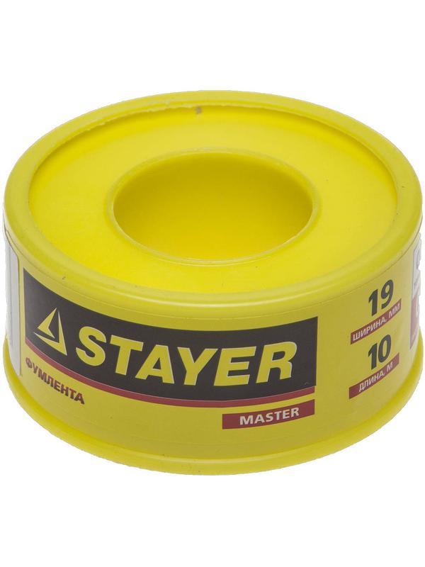 STAYER 0.075 мм х 19 мм х 10 м, 0.40 г/см3, ФУМ лента (12360-19-040)