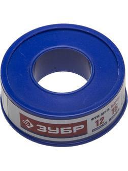 ЗУБР 0.1 мм х 12 мм х 15 м, 0.25 г/см3, ФУМ лента (12373-12-025)