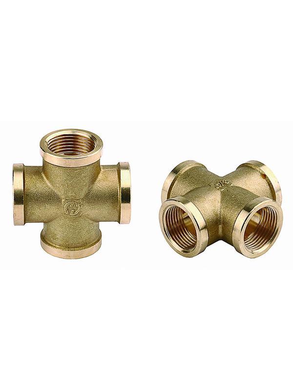 GENERAL FITTINGS внутренняя резьба 1/2″, латунь, крестовина (51049-1/2)