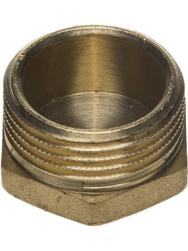 GENERAL FITTINGS 1″, наружная резьба латунь, заглушка (51098-S-1)