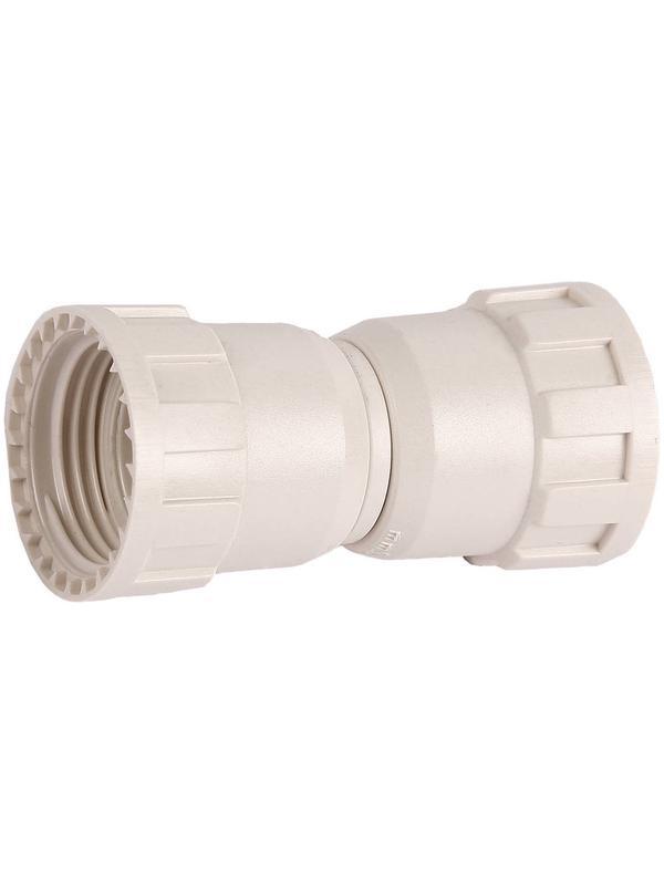 ЗУБР ШиреФит, накидная гайка - накидная гайка, 20 мм, соединитель (51496-20)